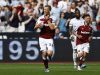 West Ham's Tomas Soucek celebrates scoring v. Burnley